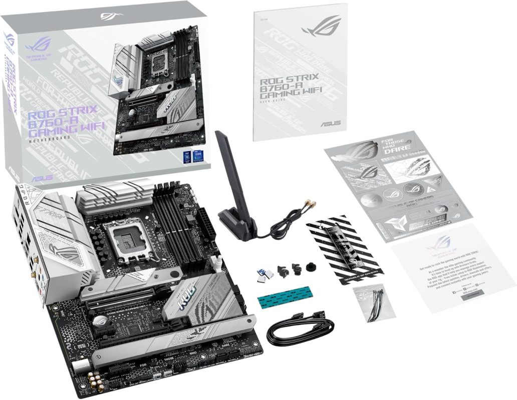 Asus ROG Strix B760-A Gaming WiFi DDR5 WiFi 6E PCie 5.0 B760 Aura Sync Motherboard