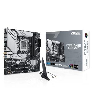 Asus Prime B760M-A-WIFI D5 DDR4 Wi-Fi 6 AuraSync LGA1700 Ai Computing Motherboard