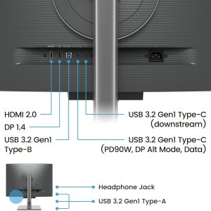 BenQ 28.2" RD280U IPS 4K+ HDR10 HDR400 60Hz 5ms Daisy Chain USB-C Backlight MoonHalo Build-IOn Speaker Ergonomic Programming Monitor
