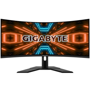 Gigabyte 34" G34WQC A VA QHD HDR400 Freesync Premium Adaptive Sync 180Hz 1ms c Built-In Speaker HAS Curved Gaming Monitor