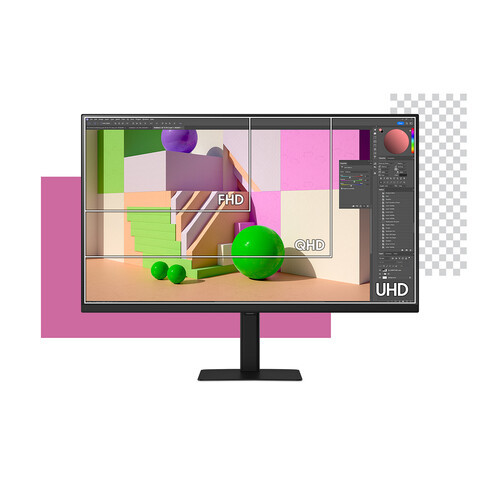 Samsung 32" Viewfinity S70D LS32D700EAEXXS VA 4K UHD HDR10 60Hz 5ms Eye Care Monitor