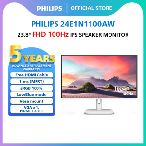 Philips 23.8" 24E1N1100AW IPS FHD Adaptive Sync 100Hz 1ms Build-In Speaker