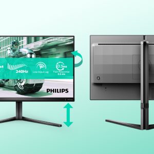 Philips 24.5" 25M2N3200 Evnia IPS FHD HDR10 Adaptive Sync 180Hz 1ms Compact Ergo Gaming Monitor