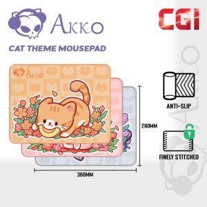 Akko Cat Theme Anti Slip Mousepad