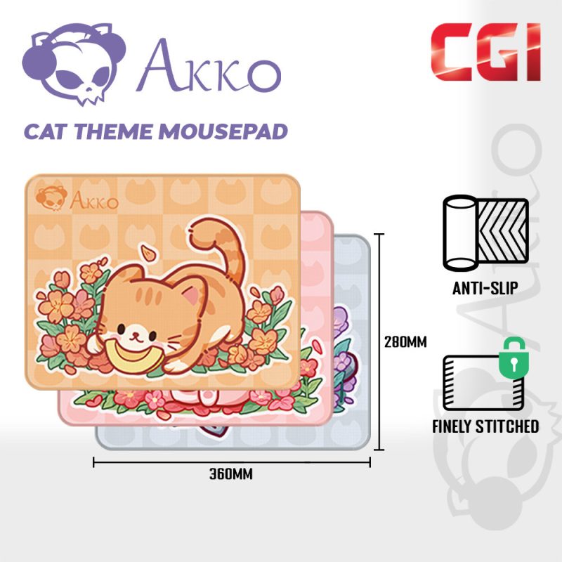 Akko Cat Theme Anti Slip Mousepad