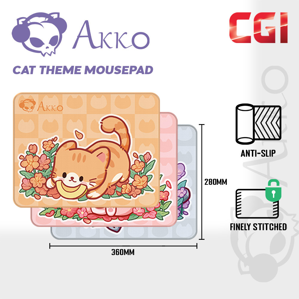 Akko Cat Theme Anti Slip Mousepad