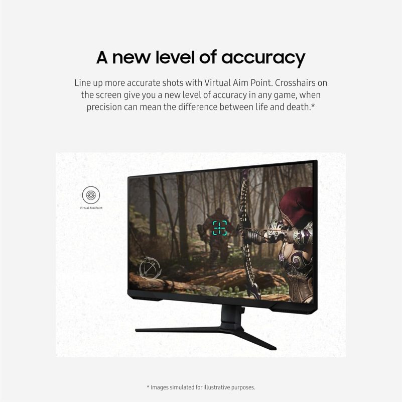 Samsung 27" Oddysey G3 G30D LS27DG302EEXXS VA FHD HDR10 Freesync 180Hz 1ms Ergonomic Borderless Gaming Monitor