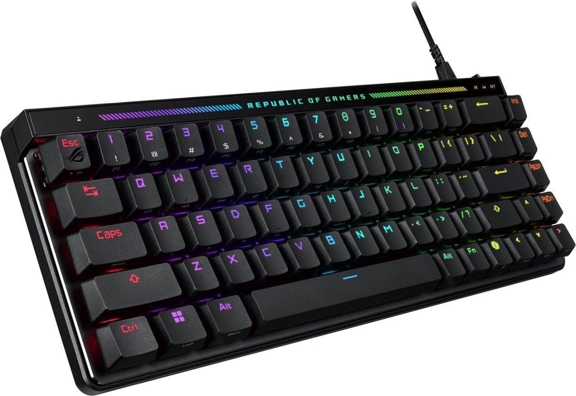 Asus M605 ROG Falchion Ace HFX 65% PBT 8000Hz Polling Rate Magnetic Switches Analog Gaming Keyboard