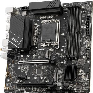 MSI Pro B760M-A-WIFI DDR5 Wi-Fi 6E LGA1700 PCIe 4.0 mATX Gaming Motherboard Bundle