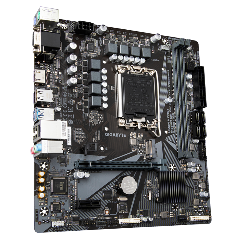 Gigabyte H610M H V2 DDR5 LGA1700 Integrated Graphics Micro ATX Form Factor Motherboard