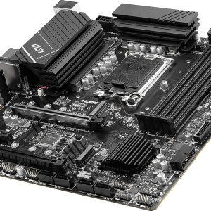 MSI Pro B760M-A-WIFI DDR5 Wi-Fi 6E LGA1700 PCIe 4.0 mATX Gaming Motherboard Bundle