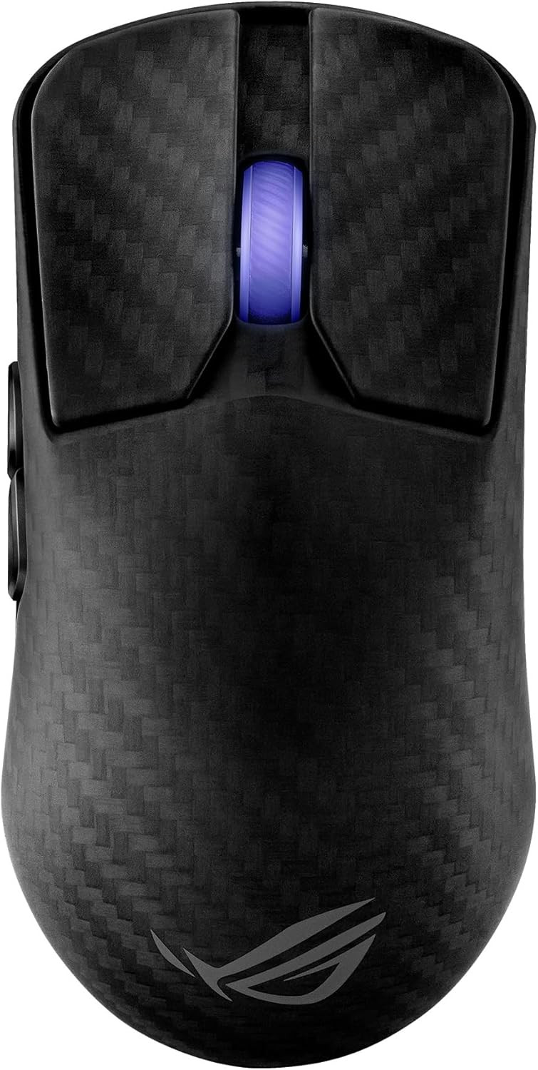 Asus ROG P718 Harpe Ace Extreme 8000Hz  SpeedNova Aimpoint Pro ROG Optical Carbon Fiber Wireless Gaming Mouse