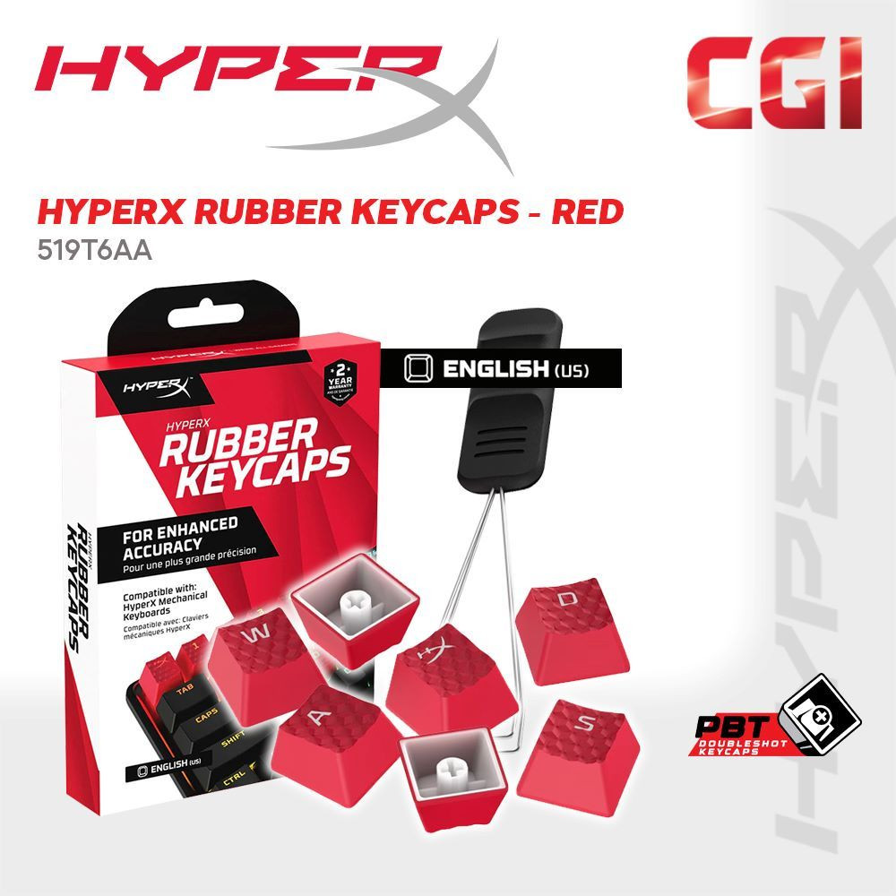 HyperX Rubber 19 Keys Keycaps - 519U0AA