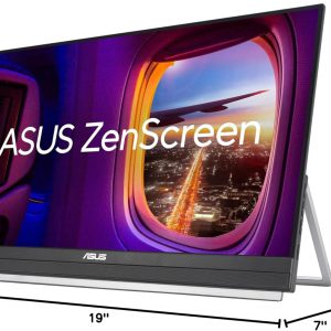 Asus 22" Zenscreen MB229CF IPS FHD 100Hz 2.1 Sub-woofer USB-C PD60W C-Clamp Ultraslim Monitor