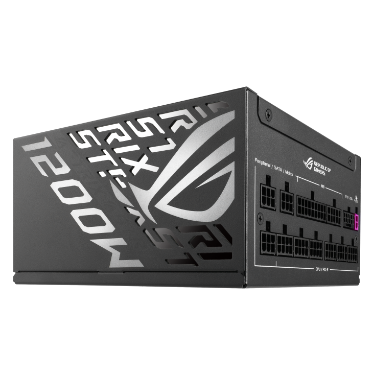Asus ROG Strix 1200W Platinum ATX 3.1 GaN MOSFET PCie 5.0 Ready Intellegence Stabilizer Power Supply PSU