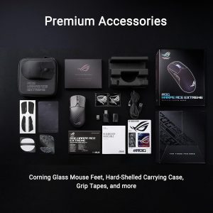 Asus ROG P718 Harpe Ace Extreme 8000Hz  SpeedNova Aimpoint Pro ROG Optical Carbon Fiber Wireless Gaming Mouse