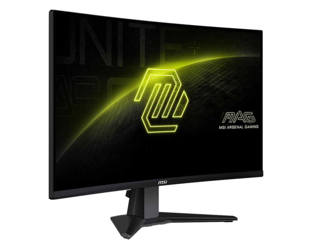 MSI 27" MAG 276CXF Rapid VA FHD Adaptive Sync 280Hz 0.5ms Ai Vision Frameless Curved Gaming Monitor