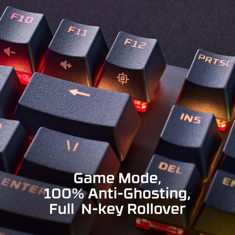 HyperX Alloy Origin PBT HX RED|BLUE|AQUA Mechanical RGB Gaming Keyboard - 639N3AA/639N4AA/639N5AA