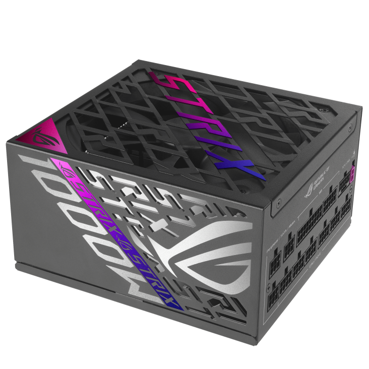 Asus ROG Strix 1000W Platinum ATX 3.1 GaN MOSFET PCie 5.0 Ready Intellegence Stabilizer Power Supply PSU