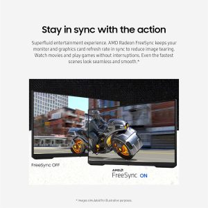 Samsung 24" Odyssey G3 G30D LS24DG302EEXXS VA FHD HDR10 Freesync 180Hz 1ms Ergonomic Borderless Gaming Monitor