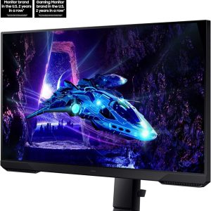 Samsung 24" Odyssey G3 G30D LS24DG302EEXXS VA FHD HDR10 Freesync 180Hz 1ms Ergonomic Borderless Gaming Monitor