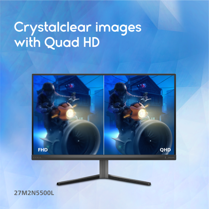 Philips 27" 27M2N5500L Evnia 5000 Fast IPS QHD HDR400 Adaptive Sync 180Hz 0.5ms Gaming Monitor
