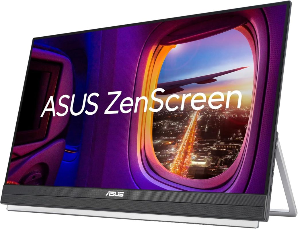 Asus 22" Zenscreen MB229CF IPS FHD 100Hz 2.1 Sub-woofer USB-C PD60W C-Clamp Ultraslim Monitor