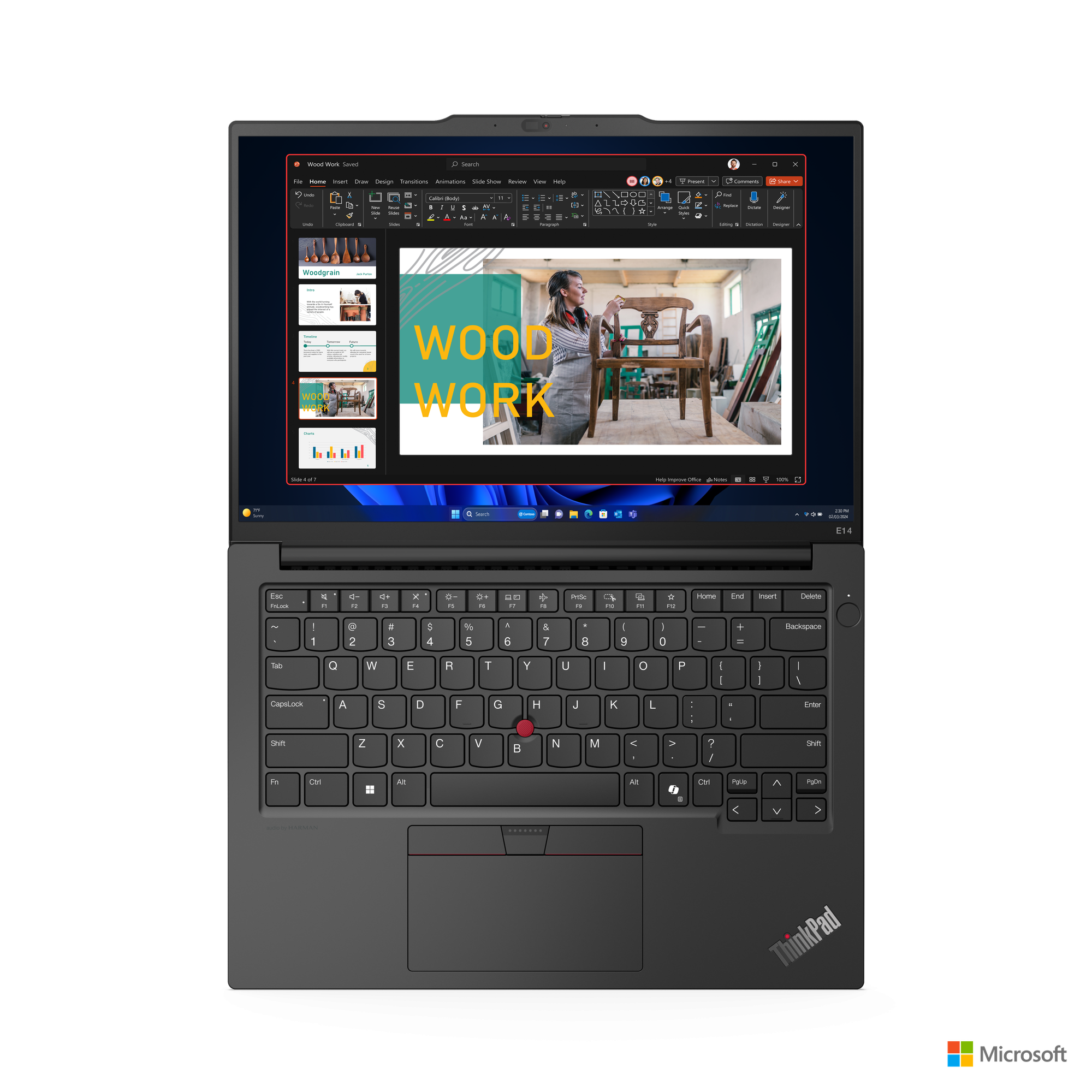 Lenovo 14" Thinkpad E14 Gen 6 Touchscreen ULT7-155H 16GB 512GB Intel UHD Graphics W11P WUXGA IPS With Office 3Y Onsite Laptop