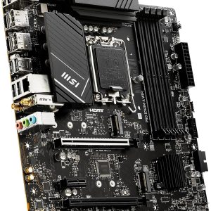 MSI Pro B760M-A-WIFI DDR5 Wi-Fi 6E LGA1700 PCIe 4.0 mATX Gaming Motherboard Bundle