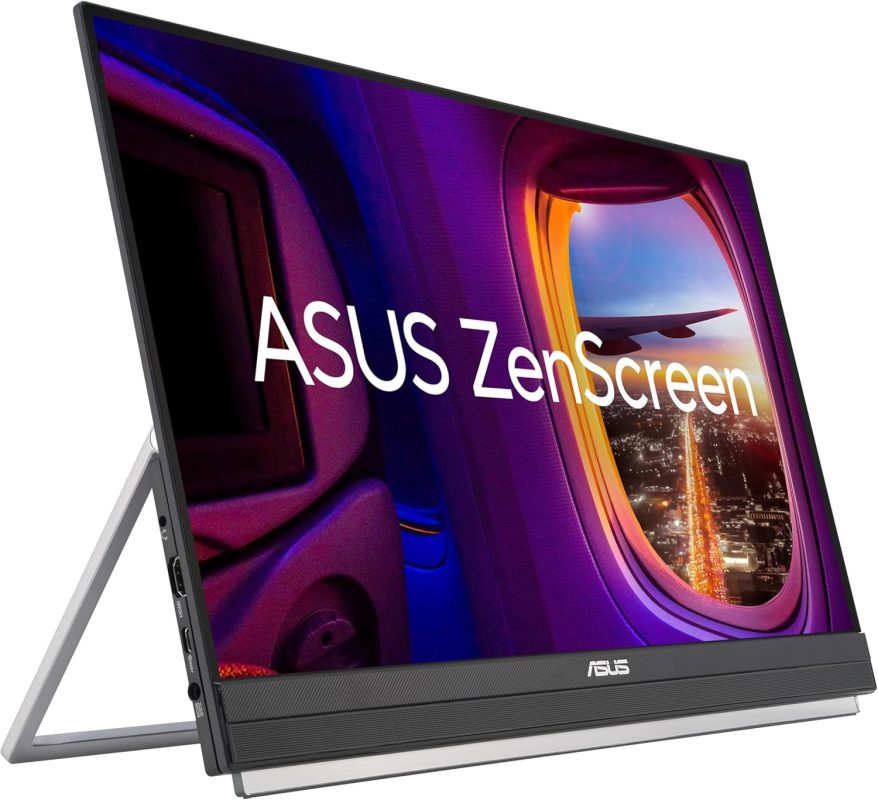 Asus 22" Zenscreen MB229CF IPS FHD 100Hz 2.1 Sub-woofer USB-C PD60W C-Clamp Ultraslim Monitor