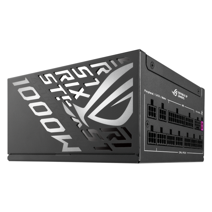Asus ROG Strix 1000W Platinum ATX 3.1 GaN MOSFET PCie 5.0 Ready Intellegence Stabilizer Power Supply PSU
