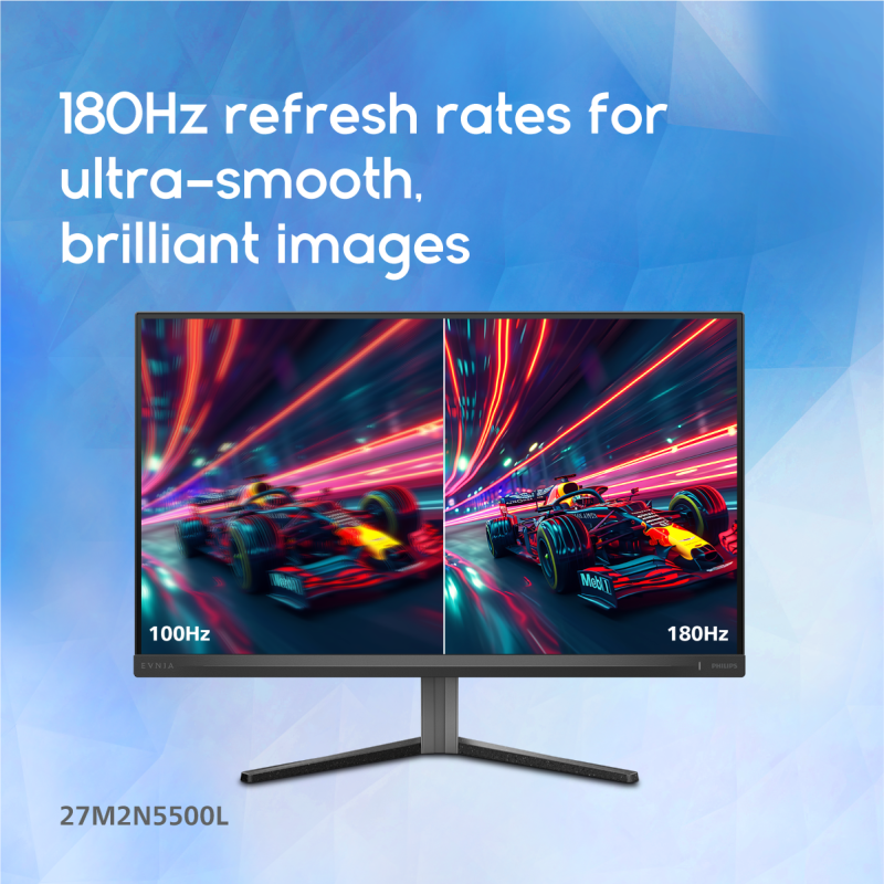 Philips 27" 27M2N5500L Evnia 5000 Fast IPS QHD HDR400 Adaptive Sync 180Hz 0.5ms Gaming Monitor
