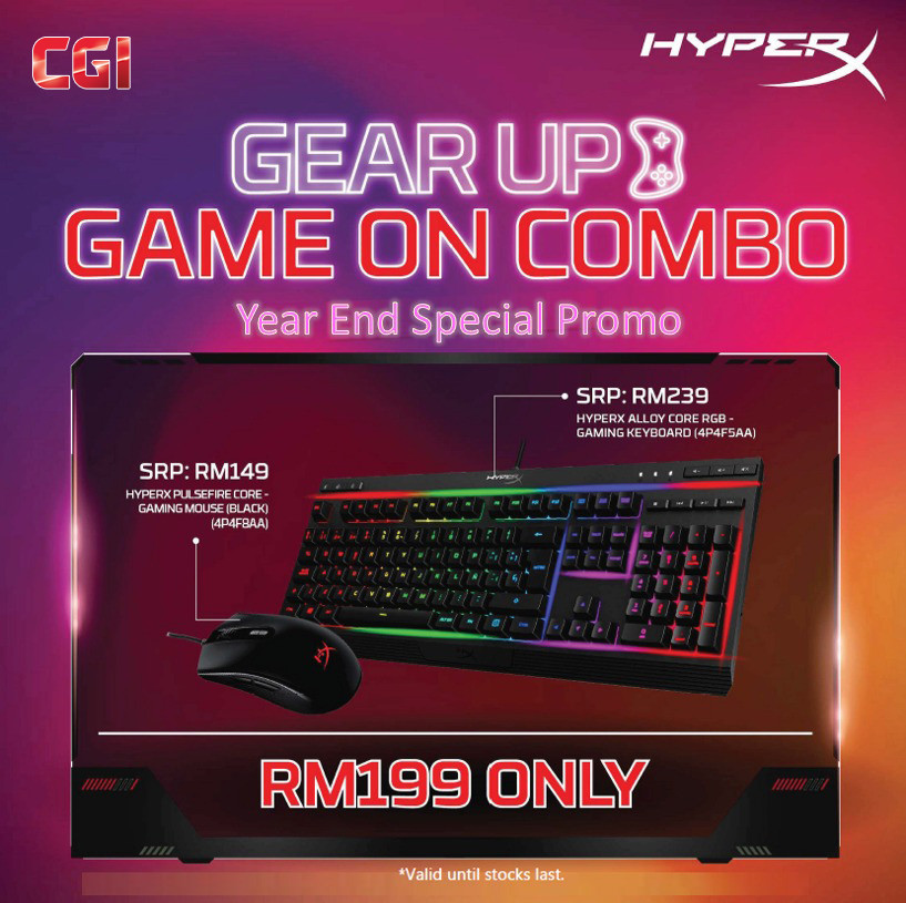 HyperX Gear Up Game On Year End Special Promo