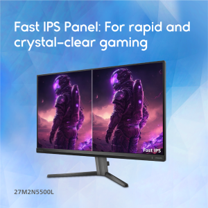 Philips 27" 27M2N5500L Evnia 5000 Fast IPS QHD HDR400 Adaptive Sync 180Hz 0.5ms Gaming Monitor