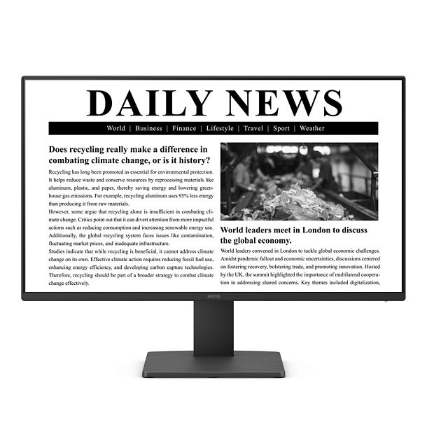 BenQ 23.8" GW2491 | 27" GW2791 IPS FHD 100Hz 5ms Eyesafe Slim Bezel Monitor