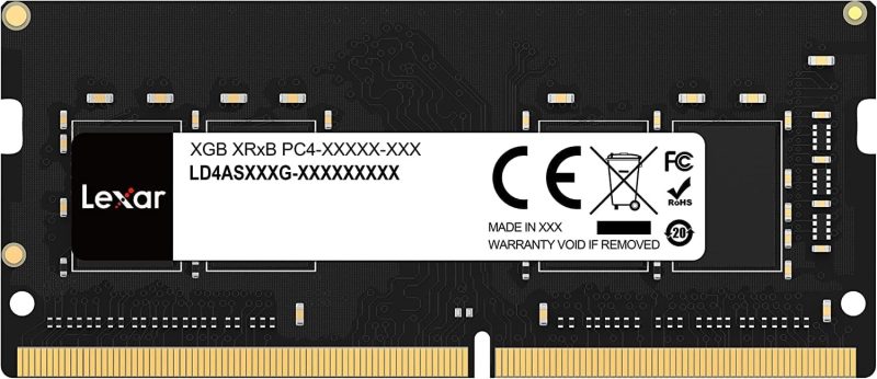 Lexar 16GB DDR4-3200 SODIMM 260 Pin CL22 Laptop Memory