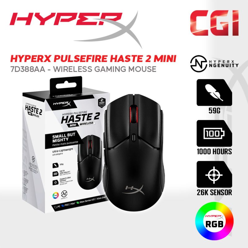 HyperX Pulsefire Haste Mini Ultra Lightweight Wireless Gaming Mouse
