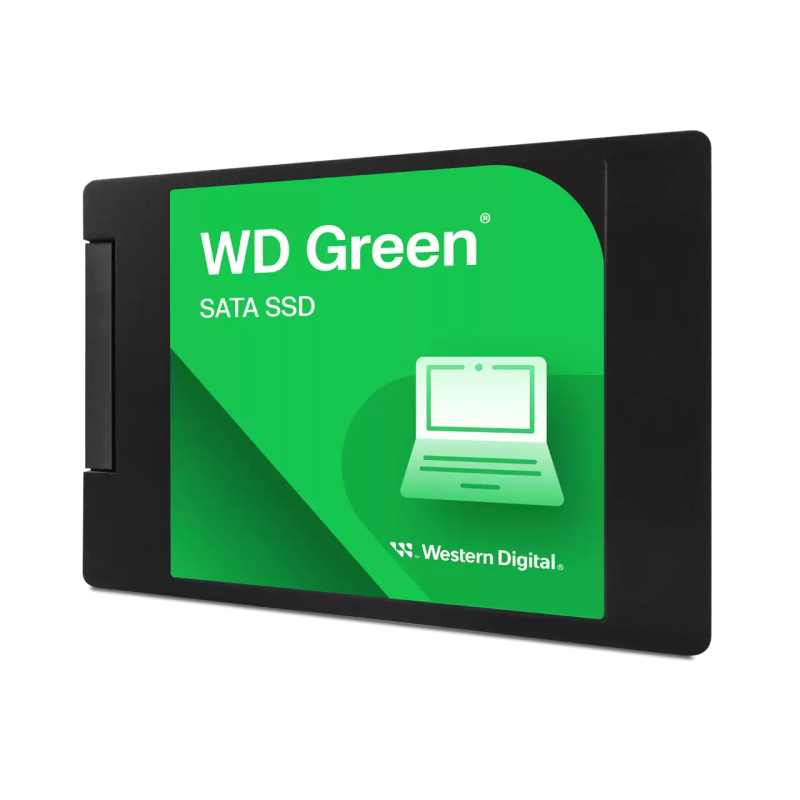 Western Digital 1TB 2.5" Cased 545MB/s Green SATA SSD - WDS100T3G0A-00BJG0