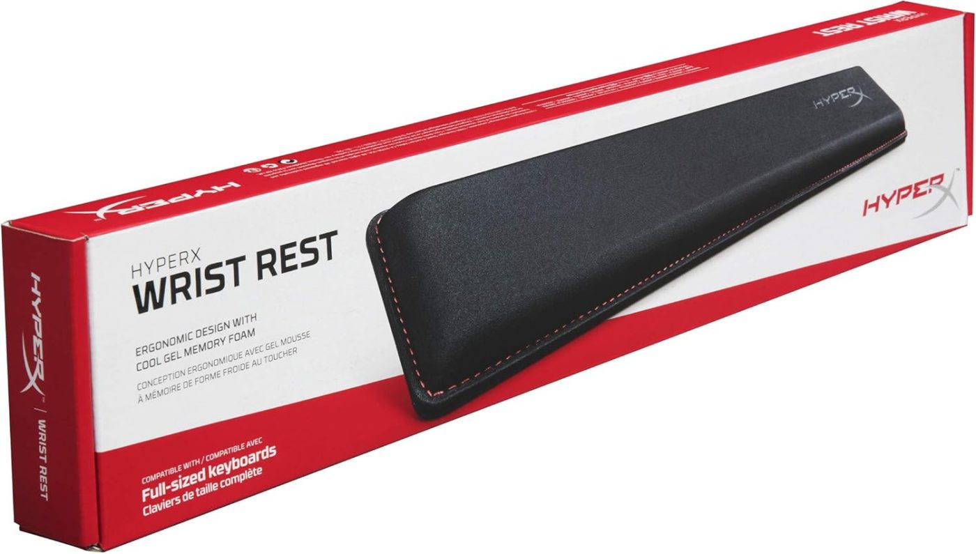 HyperX Wrist Rest Memory Foam for Full Size Keyboard - Large | Small