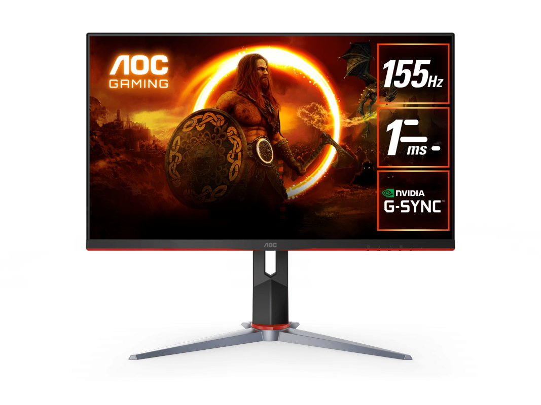 AOC 27" Q27G2S IPS QHD G-Sync 155Hz 1ms Ultra Slim Ergonomic Gaming Monitor