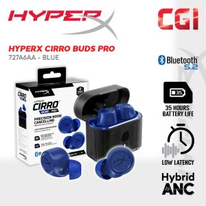 HyperX Cirro Buds Pro True Wireless Hybrid ANC Bluetooth Earbuds- 727A6AA