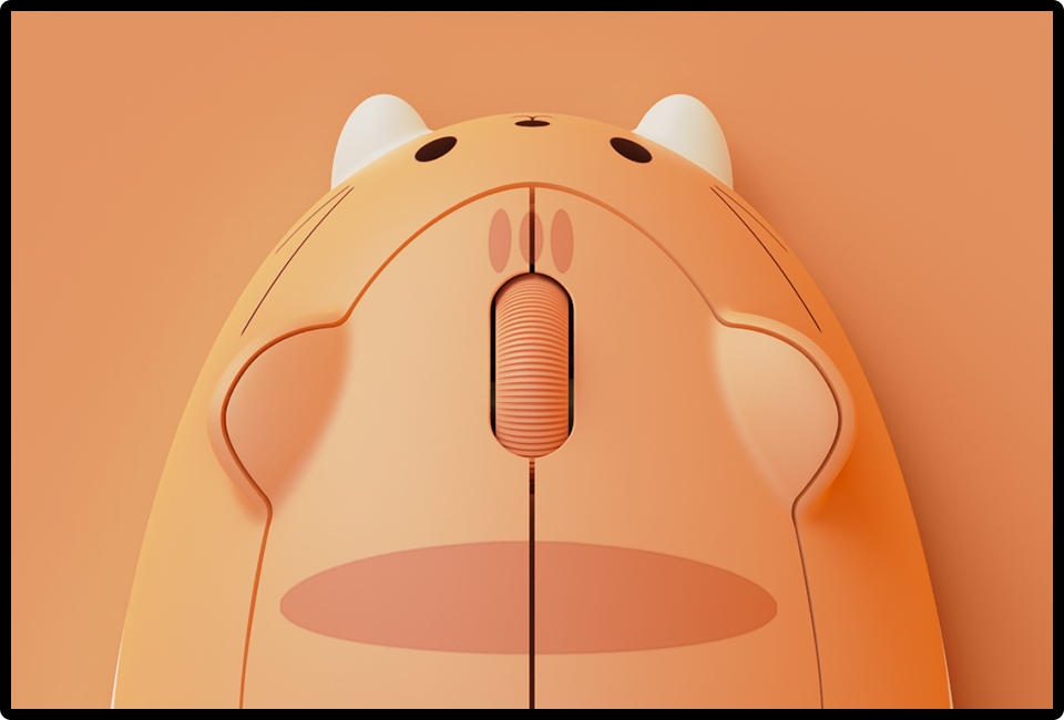 Akko Cat Theme Plug N Play 1200 DPI Wireless Mouse