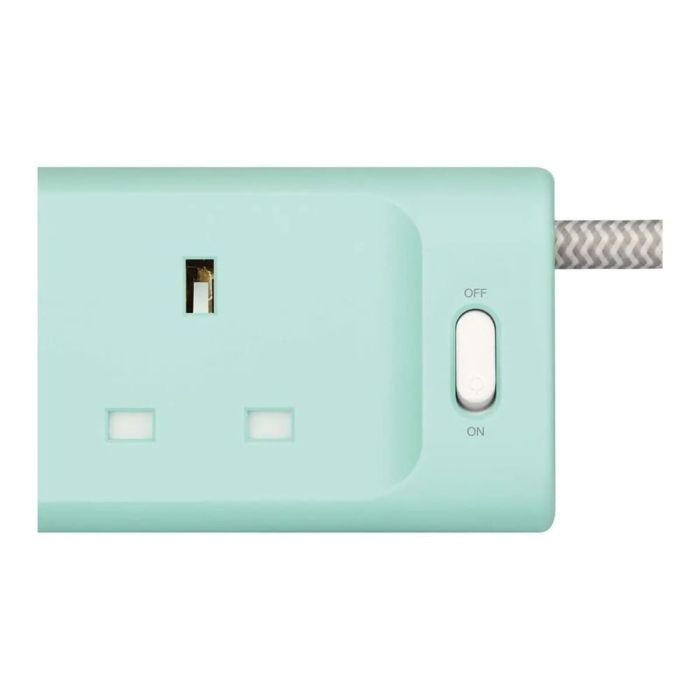 Verbatim 13A 4 AC Outlet 4 USB-A Powers Power Strip Surge Protector (UK)