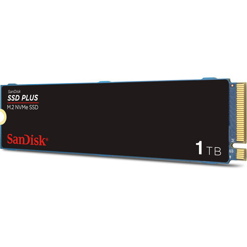 Sandisk Plus 1TB M.2.NVMe PCIe Gen 3.0 Internal SSD - SDSSDA3N-1T00-G26