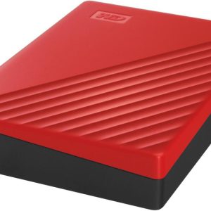 Western Digital 4TB My Passport USB 3.2 Portable Slim External Hard Drive - Red (WDBPKJ0040BRD-WESN)
