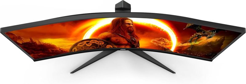 AOC 34" CU34G2XP VA WQHD HDR400 Adaptive Sync 180Hz 1ms Ergonomic Curved Ultrawide Gaming Monitor