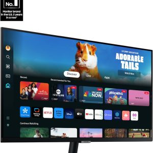 Samsung 27" LS27DM500EEXXS M5 M50D Tizen VA FHD HDR10 60Hz 4ms Build In Speaker Smart Monitor