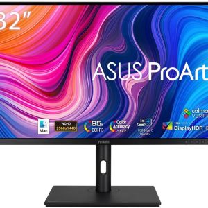 Asus 32" Proart PA328CGV IPS WQHD Freesync Premium 165Hz 600nits HDR 95% DCI-P3 100% sRGB/Rec.709 ?E < 2 USB-C C-Clamp Ergonomic Monitor