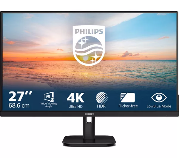 Philips 27" 27E1N1800A 4K UltraHD HDR Adaptive Sync Built-In Speaker