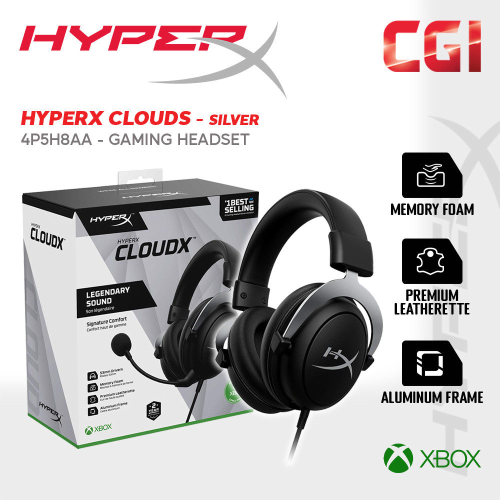 HyperX Cloud X Official XBox Licensed Noise Cancellation Microphone Gaming Headset - 4P5H8AA